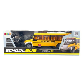 Autobus Szkolny Zdalnie Sterowany RC Światła Żółty Autobus Szkolny Zdalnie Sterowany RC Światła Żółty