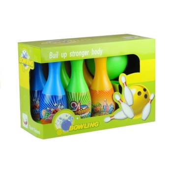 Zestaw do Gry w Kręgle 6 Kręgli + Kula Sport Gra