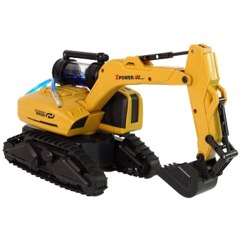 Duża Zdalnie Sterowana Koparka Gąsienicowa Żółta