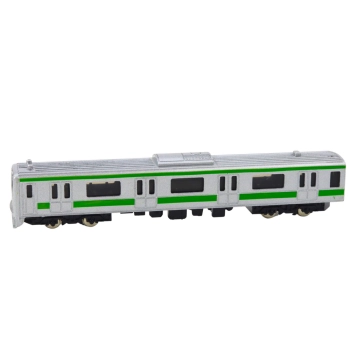 Model Kolekcjonerski Pociąg Wagon 1:48 Metalowy Srebrny