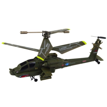 Helikopter Militarny Apache Zdalnie Sterowany RC Syma S109H Khaki