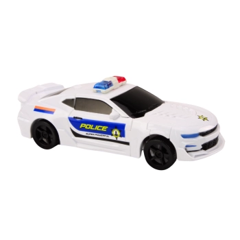 Auto-Robot 2w1 Transformacja Samochód Policyjny Biały