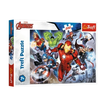 Puzzle - 200 - Marvel Avengers - Waleczni Avengersi - Trefl 13260
