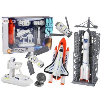 Zestaw Kosmiczny Misja Kosmiczna Rakieta Statek Kosmiczny 8 ele.
