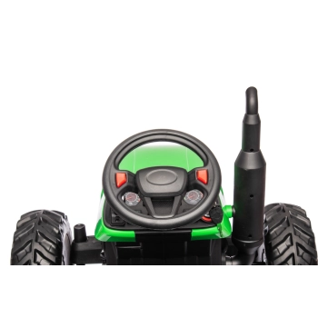 Traktor Na Akumulator HC-306 Z Przyczepą Jasno Zielony 24V