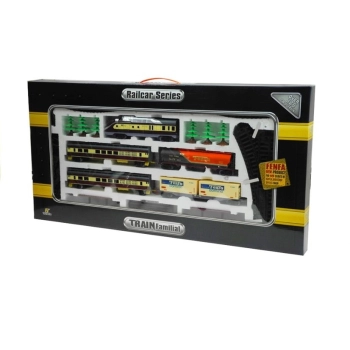 Ogromna Kolejka FENFA 5 Lokomotywa Wagonów Rozjazdy