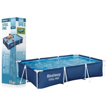 Basen Ogrodowy Stelażowy 300 cm x 201 cm x 66 cm Bestway 56404