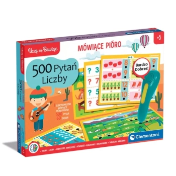 Mówiące Pióro 500 Pytań Liczby Uczę się Bawiąc Język Polski Clementoni 50783