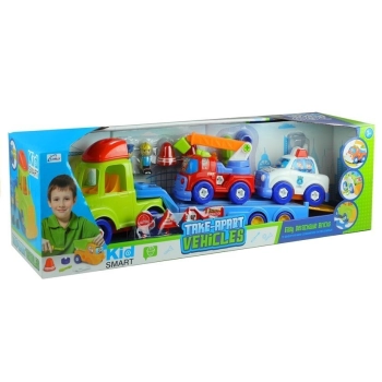 Zestaw Pojazdów Policja Straż Laweta Rozkręcane