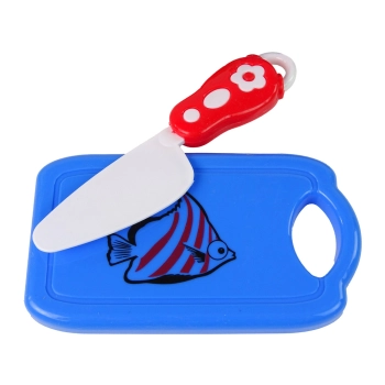 Zestaw Owoców Do Krojenia Deska Talerzyk Sztućce