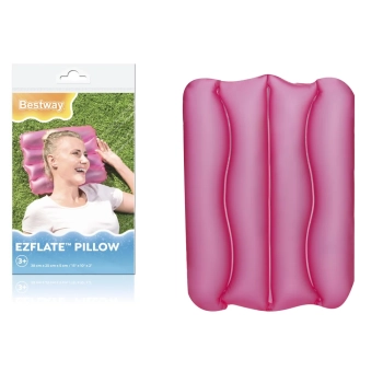 Dmuchana Poduszka 38 x 25 cm Różowa Bestway 52127