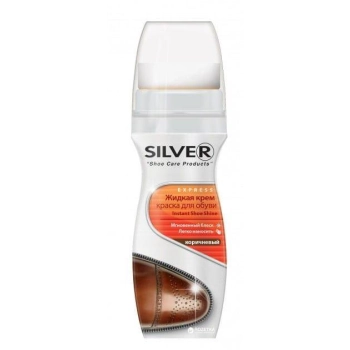 Silver Brązowa Pasta do Obuwia w Płynie 75 ml