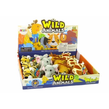 Mini Pluszak Zwierzątko Safari 4 Modele