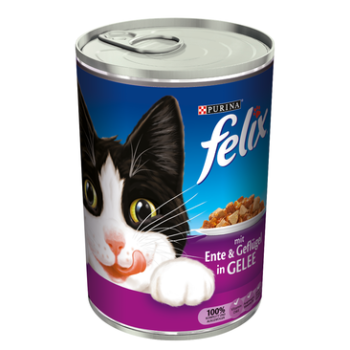 Felix Purina Kaczka i Dzikie ptactwo w galarecie 400 g