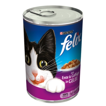 Felix Purina Kaczka i Dzikie ptactwo w galarecie 400 g