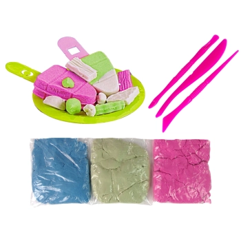 Magiczny Piasek Zestaw Foremki Kolorowe