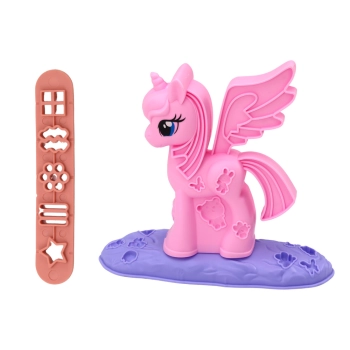 Ciastolina Jednorożec DIY Masa Plastyczna Zestaw Akcesoria