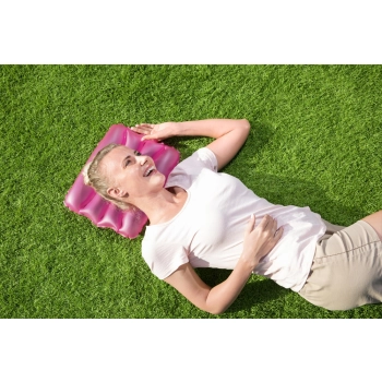 Dmuchana Poduszka 38 x 25 cm Różowa Bestway 52127