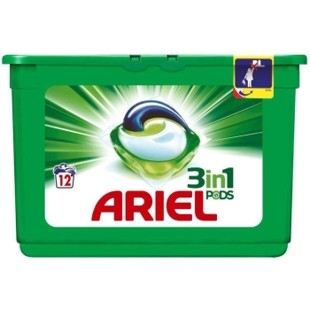 Ariel kapsułki 3 w 1 do tkanin białych 12 szt.