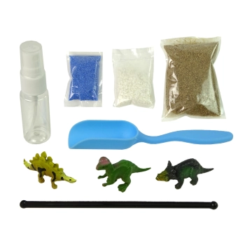 Ogród Dinozaurów w Słoiku Światło Naklejki Kreatywne