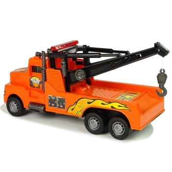 Auto Ciężarówka Holownik Pomoc Drogowa 1:10 Lina Pomarańczowa