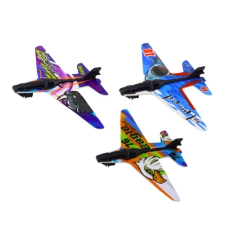 Pistolet Wyrzutnia Samolotów 3 Samoloty 3 Tarcze Pomarańczowy