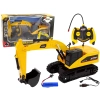 Żółta Koparka Gąsienicowa Zdalnie Sterowana