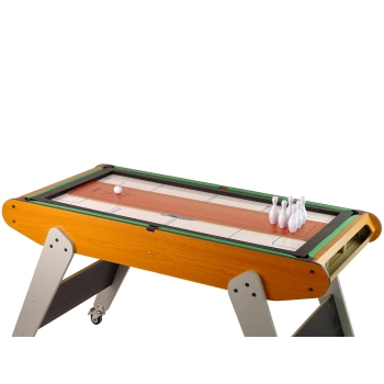 Ruchomy Stół Do Gier 8w1 Piłkarzyki Bilard Kręgle Hokej Ping Pong Curling