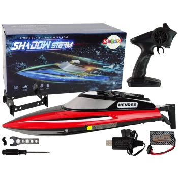 Motorówka R/C Zdalnie Sterowana 2.4G Czerwona 20-25 KM/H