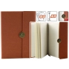 Notes Biurowy Na Magnes Notatnik A5 W Linie Z Obiciem Brązowy