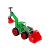 Traktor Koparka Łyżka Zielony 3671