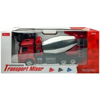 Auto R/C Mercedes-Benz Arocs Rastar 1:14 Czerwone na Pilota