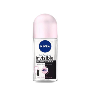 Nivea Black&White Invisible antyperspirant Damski kulka