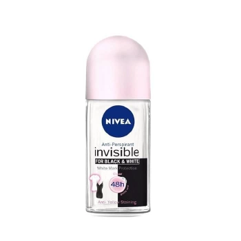 Nivea Black&White Invisible antyperspirant Damski kulka