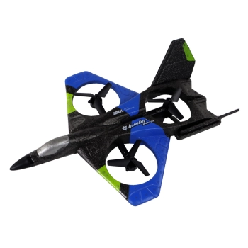 Zdalnie Sterowany Samolot Myśliwiec R/C Niebieski
