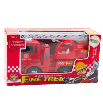 Wóz Strażacki Straż Pożarna Drabina Ruchoma Światła Dźwięki Wóz Strażacki Straż Pożarna Drabina Ruchoma Światła Dźwięki