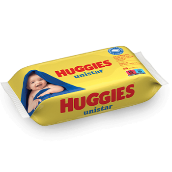 Huggies Unistar Chusteczki Nawilżone 56 szt.