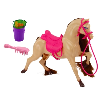 Zestaw Lalka Anlily Dżokejka Koń Akcesoria