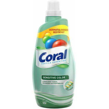 Coral żel do prania tkanin kolorowych SENSITIVE 20 prań