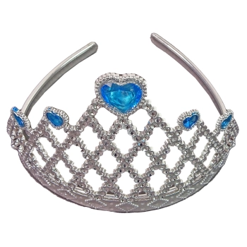 Zestaw dla Małej Księżniczki Korona Bal Karnawałowy Niebieski Akcesoria