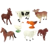 Zestaw Figurek Zwierzęta Wiejskie Farma Akcesoria 34 Elementy