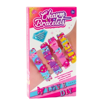 Zestaw Bransoletek DIY Zawieszki Litery 4 Bransoletki Regulowane