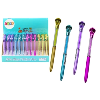 Długopis Z Kobrą Diamenciki Niebieski Wkład 0.7mm Mix