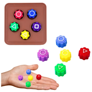 Zestaw 4 Gier Squid Game Tradycyjne Koreańskie Gry Kości Bączek