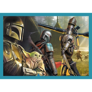 Puzzle - 4w1 (35, 48, 54, 70) - Mandalorian - Star Wars - Trefl 34397