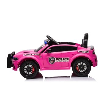 Auto Na Akumulator Dodge Charger Policyjny Różowy