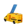 Auto Dostawcze 1:16 Napęd Frykcyjny Otwierane Drzwi Światła Dźwięki Żółte