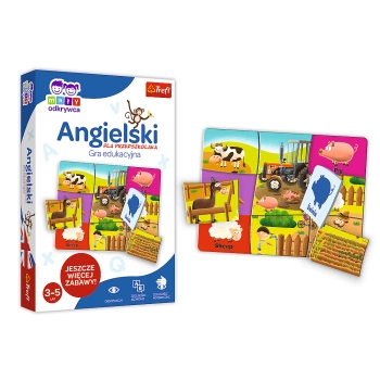 Gra dla dzieci Angielski dla przedszkolaka/Mały Odkrywca Trefl 01949