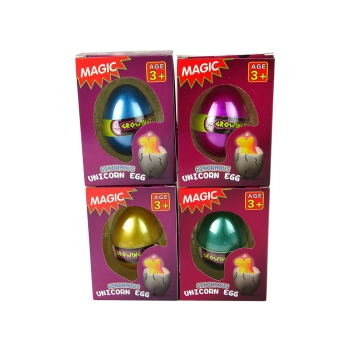 Rosnące W Wodzie Jajo Jednorożca 6cm 4 Kolory