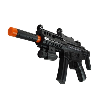 Duży Pistolet Karabin Maszynowy na baterie Światło Dźwięk Wibracje